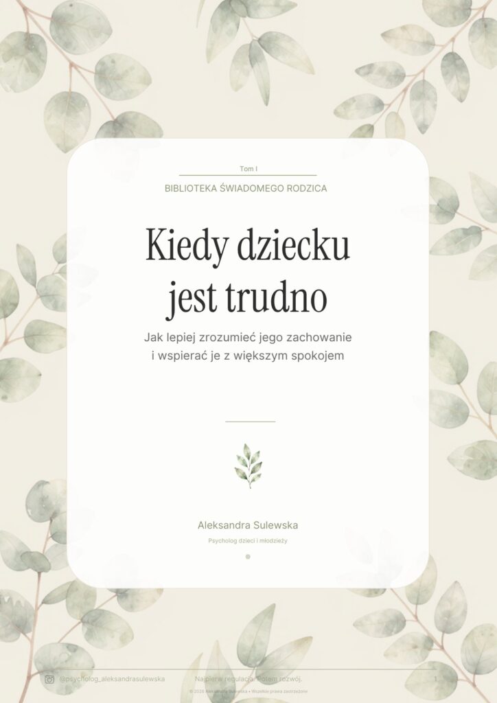 Kiedy dziecku jest trudno — okładka