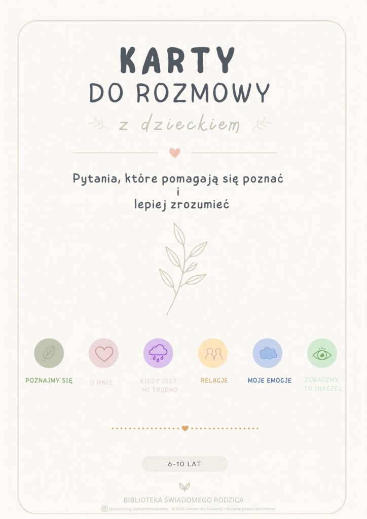 Karty do rozmowy z dzieckiem — okładka